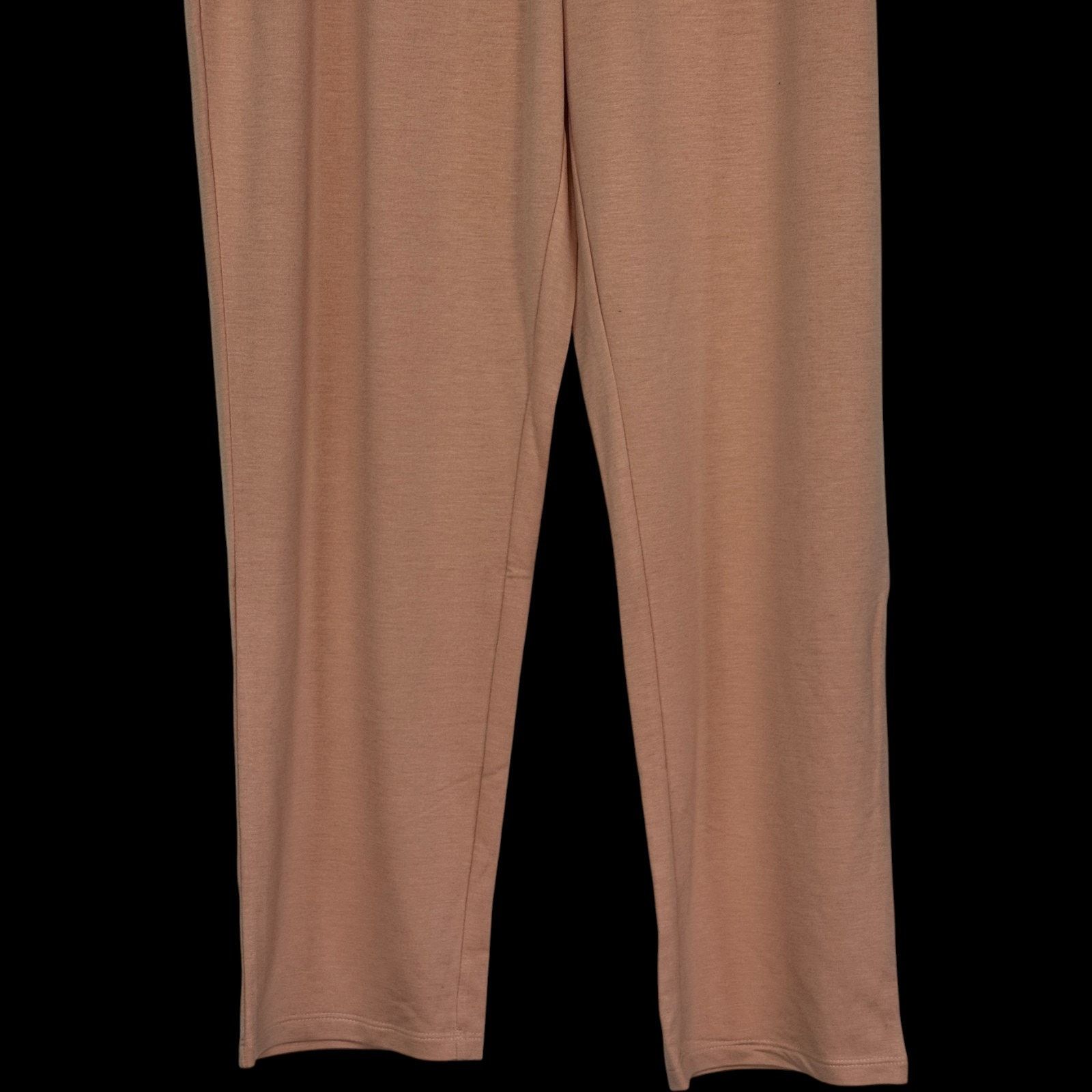 Other Eaze Wear by Antthony Pull On Pants XL Peach Stretch KnitNWT Size 31" - 7 Thumbnail