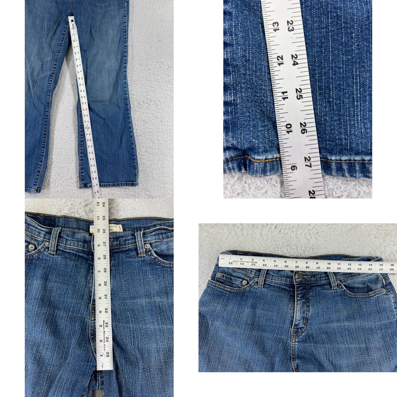 Levi's VINTAGE Levi's Jeans Women 8 Blue Denim 512 Bootcut Mid Wash Regular Fit 27 Inseam Size 30" / US 8 / IT 44 - 8 Thumbnail