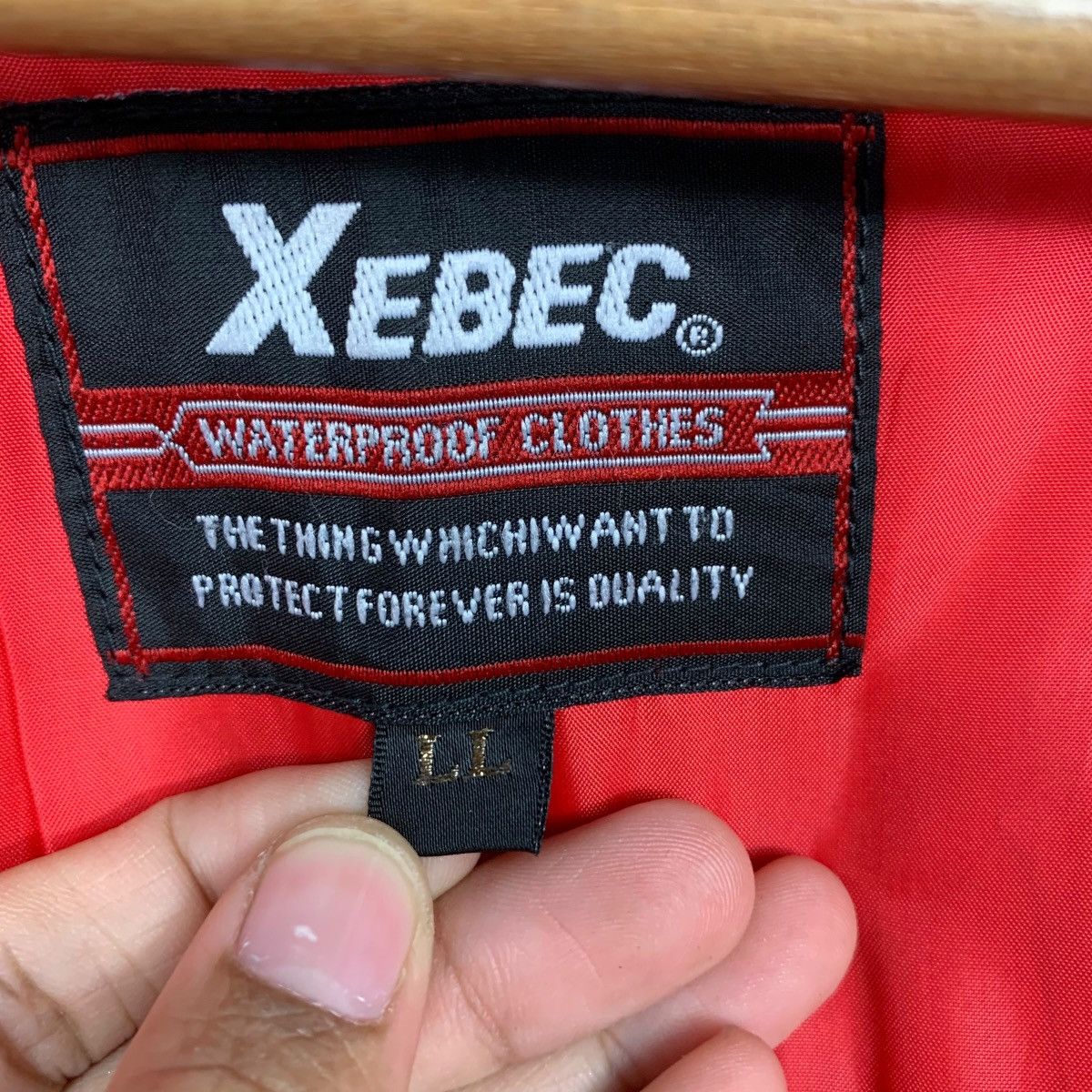 Japanese Brand MAZDA Big Logo Xebec Waterproof Jacket #2585-C117 Size US L / EU 52-54 / 3 - 20 Thumbnail