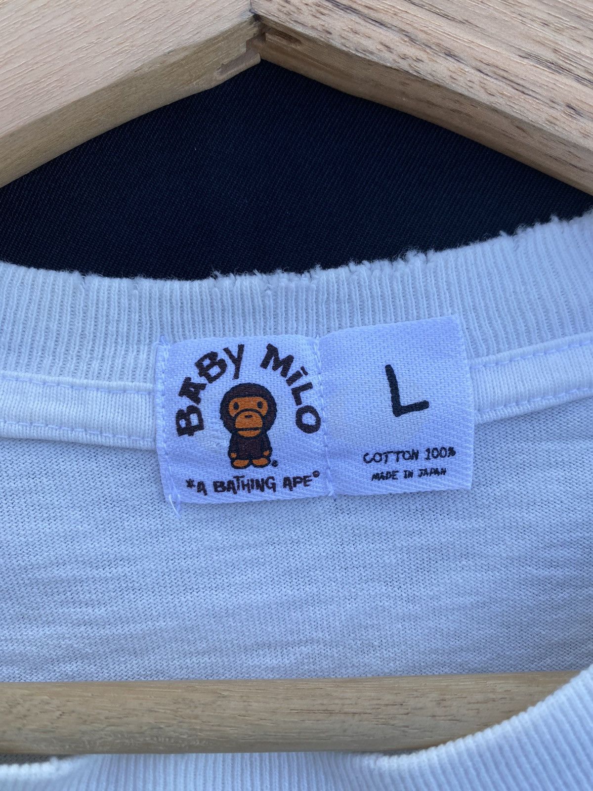 Bape Rare Vintage Baby Milo Bape Tshirt Size US L / EU 52-54 / 3 - 8 Thumbnail