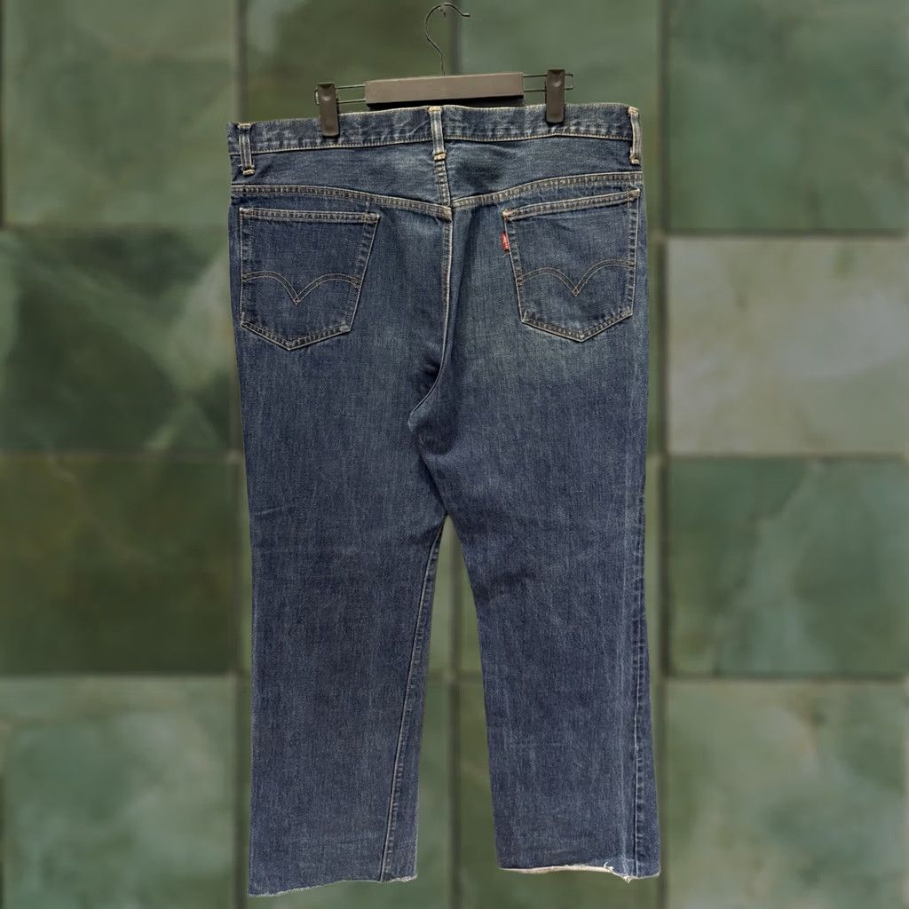 Denime VINTAGE Levi’s 517 Single Stitch Big E Dark Wash Denim Jeans Shirt? Size US 38 / EU 54 - 1 Thumbnail