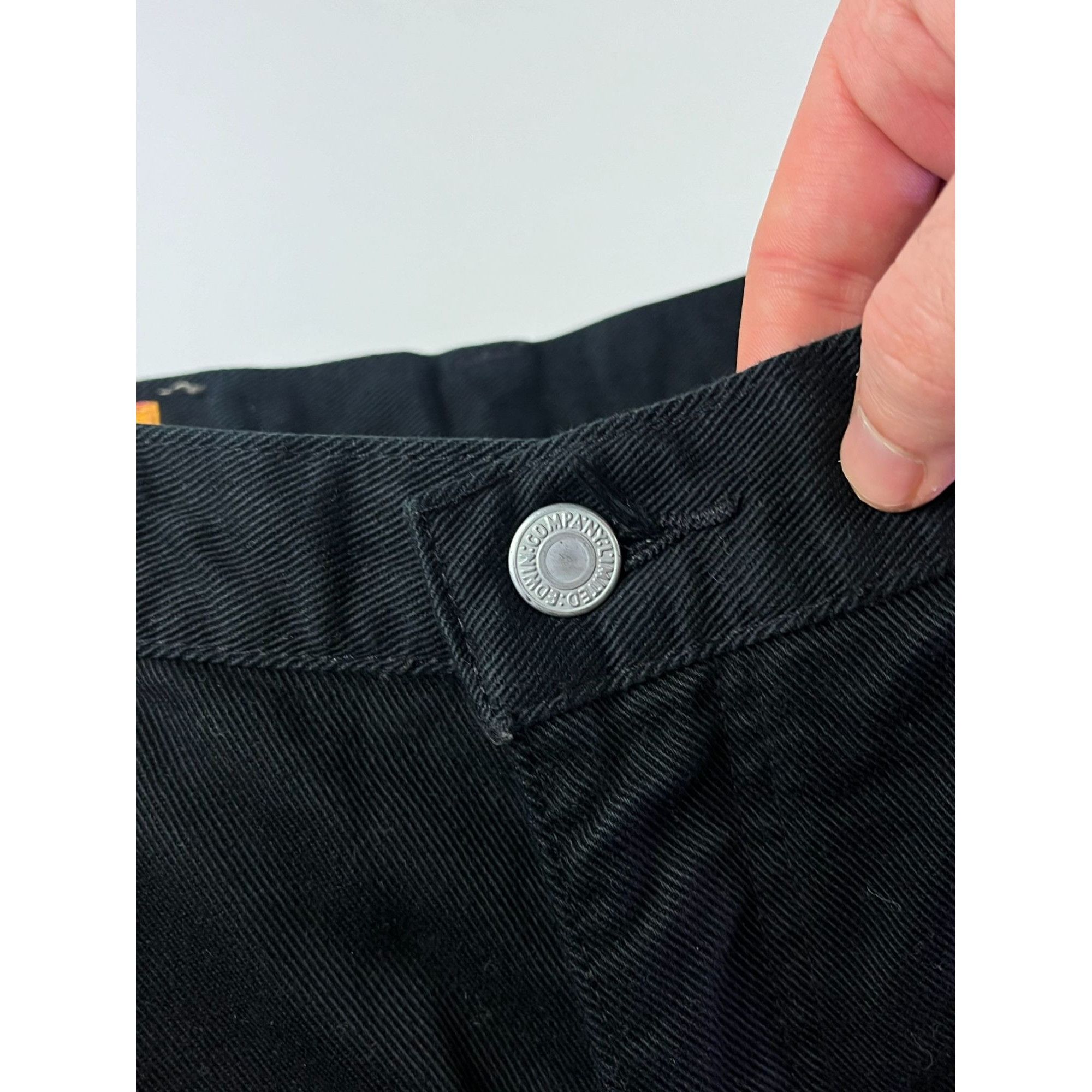 Edwin × Japanese Brand × Vintage Edwin Made In Japan Baggy Denim Jeans Size US 33 - 8 Thumbnail