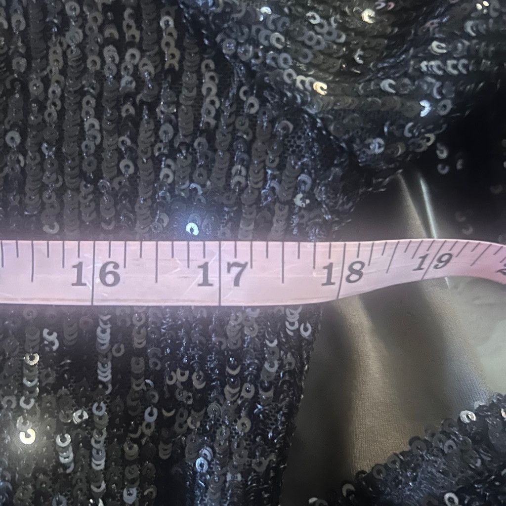 Show Me Your MuMu Show Me Your Mumu Blk Sequin Midi Dress S Size XS / US 0-2 / IT 36-38 - 7 Thumbnail