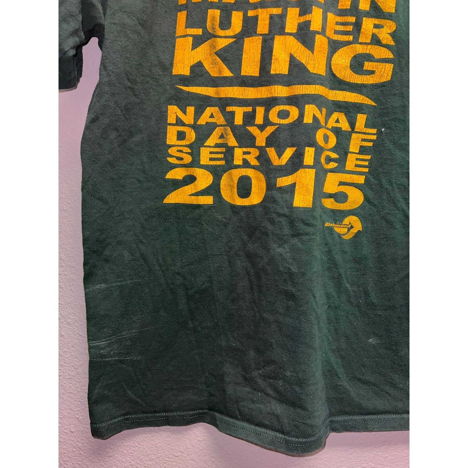 Vintage Martin Luther King Day Shirt National Day Of Service 2015 Size US M / EU 48-50 / 2 - 8 Thumbnail
