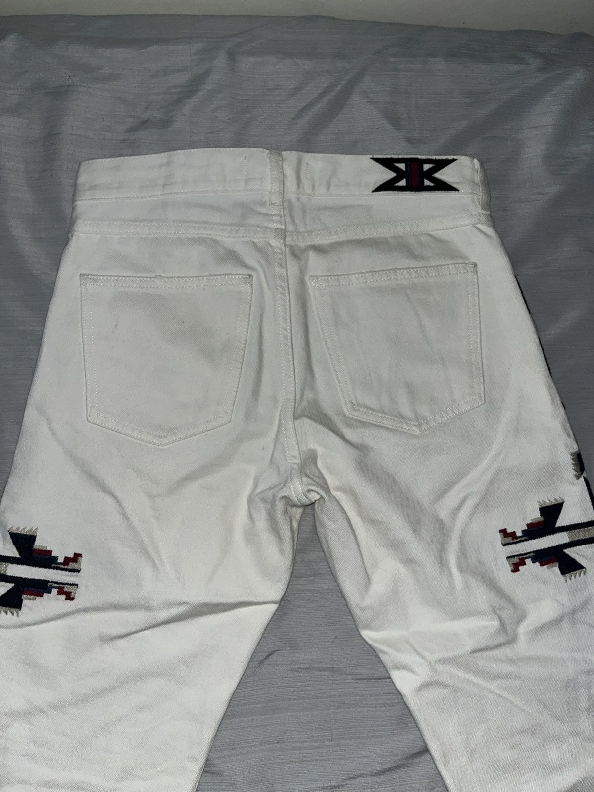 H&M × Isabel Marant H&M Isabel Marant Navajo Design White Pants Size US 29 - 2 Thumbnail