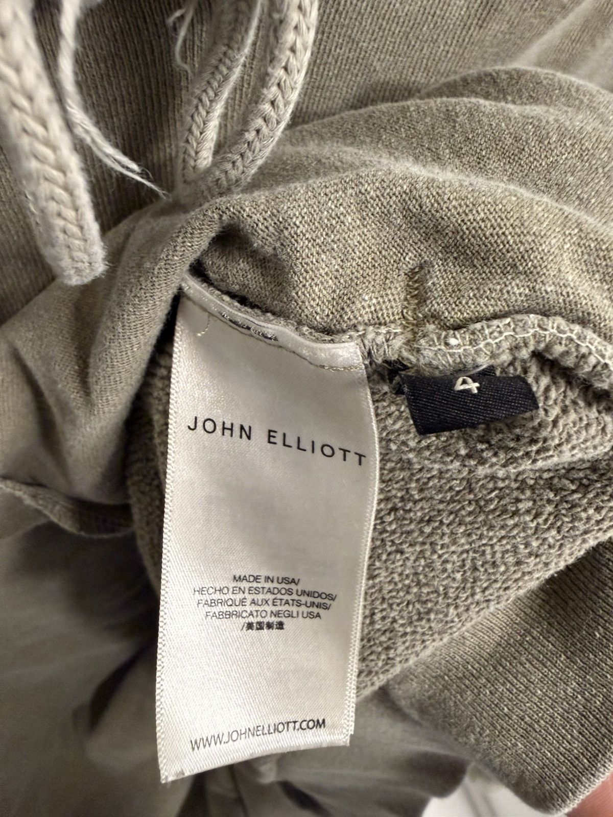 John Elliott John Elliott Vintage Wash Green Hoodie XL Size US XL / EU 56 / 4 - 6 Thumbnail