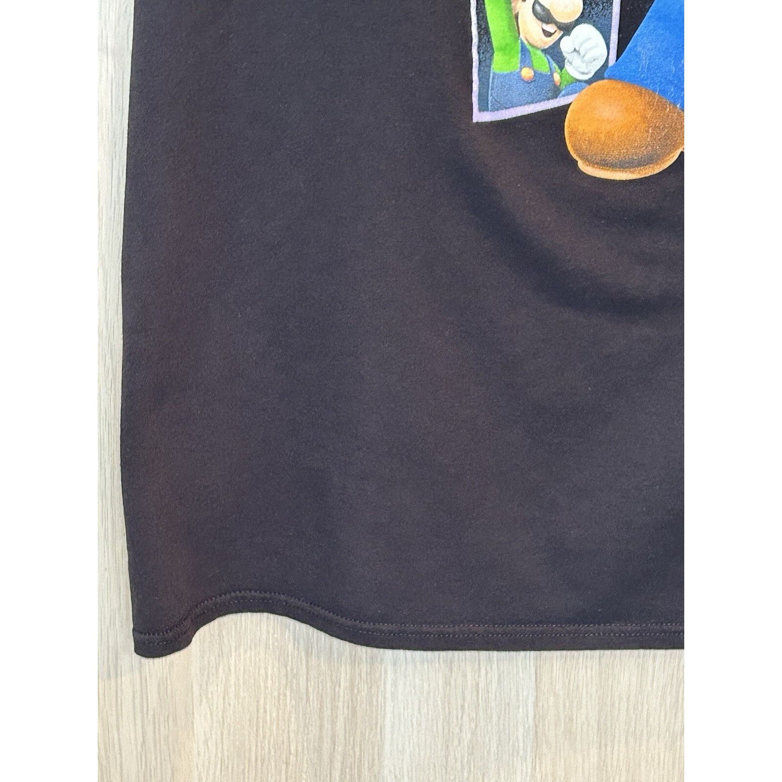 Nintendo Nintendo Super Mario Cartoon Mens T Shirt Black XXL Size US XL / EU 56 / 4 - 7 Thumbnail