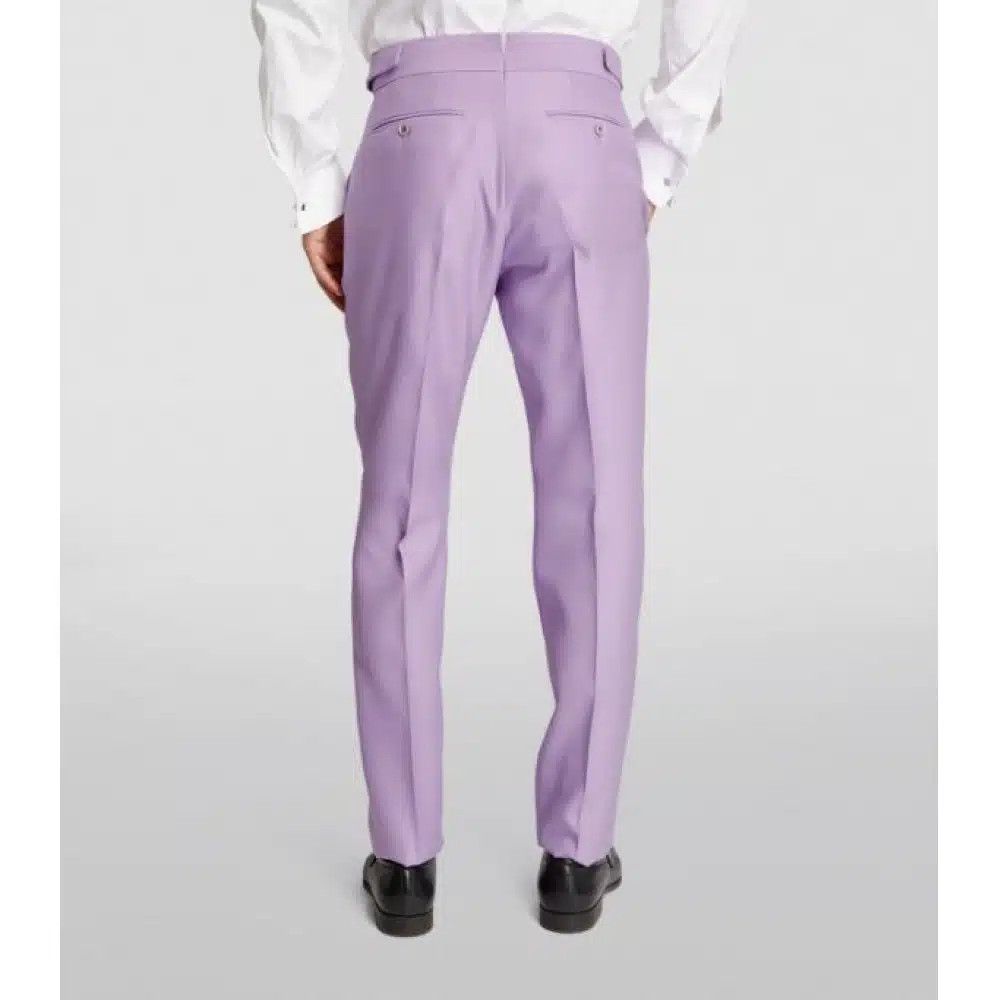 Tom Ford o1loc1c1124 PLAT04 Classic Pant in Lilac Size US 36 / EU 52 - 4 Thumbnail