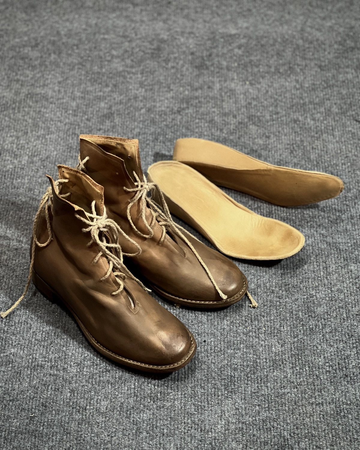 Cherevichkiotvichki Cherevichkiotvichki one piece lace up ankle boot Size US 8 / IT 38 - 6 Thumbnail