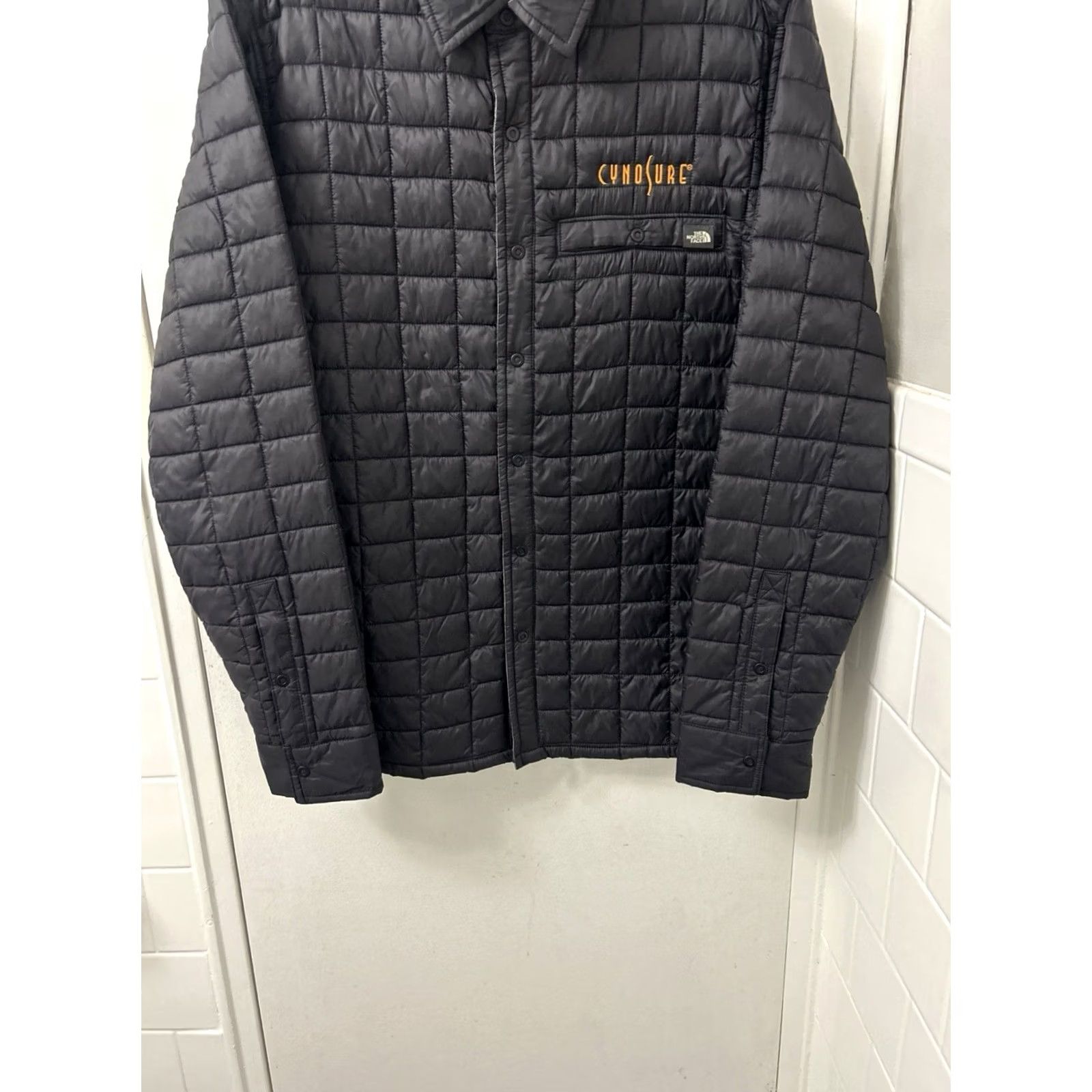 The North Face The North Face Thermoball Eco Puffer Shirt Jacket Mens Medium Black Snap L/S Size US M / EU 48-50 / 2 - 3 Thumbnail