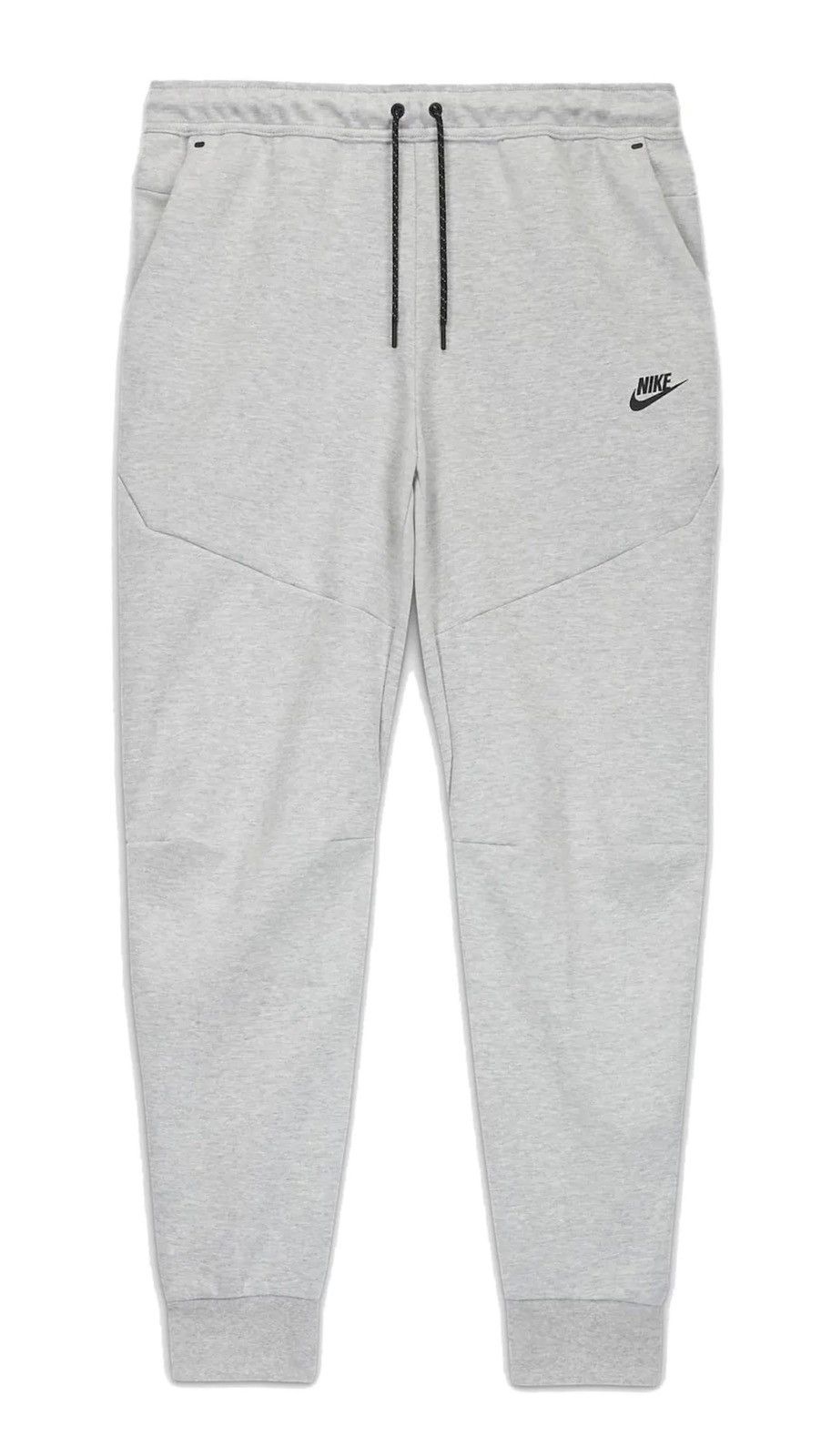 image of Jordan Nike Tech Fleece Sportswear Men Joggers in Grey (Size 38)