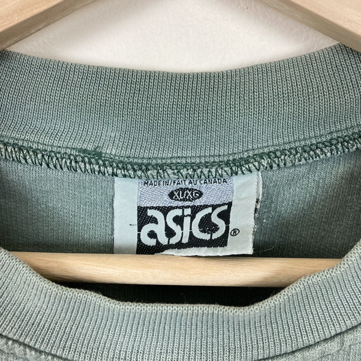 Asics Vintage 90s Asics Crewneck Sweatshirt Sweater Faded Boxy Size US XL / EU 56 / 4 - 4 Thumbnail