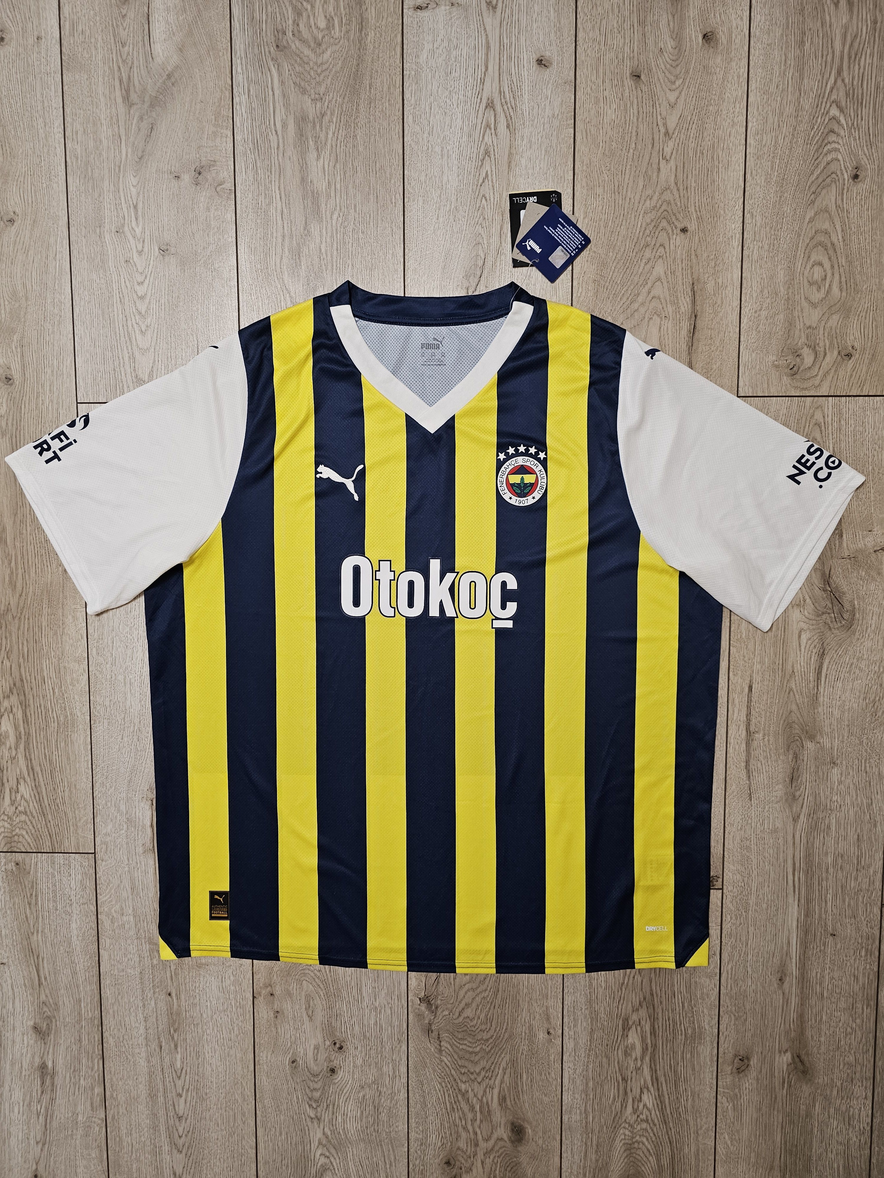Puma FENERBAHCE 2023 2024 HOME FOOTBALL SHIRT SOCCER JERSEY 3XL Size US XXL / EU 58 / 5 - 1 Thumbnail
