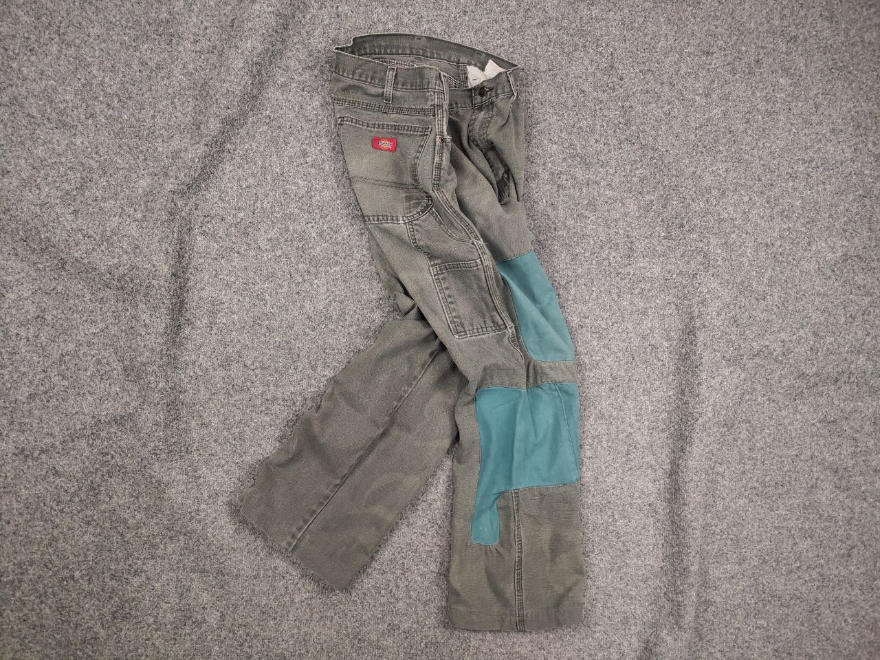 Dickies Vintage Dickies Faded Canvas Patchwork USA Style Skate Pants Size US 34 / EU 50 - 1 Thumbnail