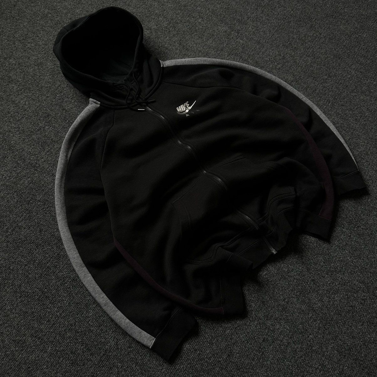 Nike VTG Nike Air Zip Hoodie Size XL Distressed Lost Color Y2K Size US XL / EU 56 / 4 - 2 Thumbnail