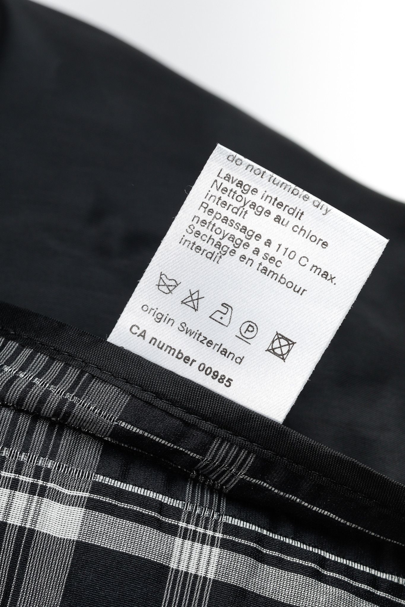 Akris Akris Punto Black & White Cotton Plaid Pintuck Blazer Size L / US 10 / IT 46 - 10 Thumbnail