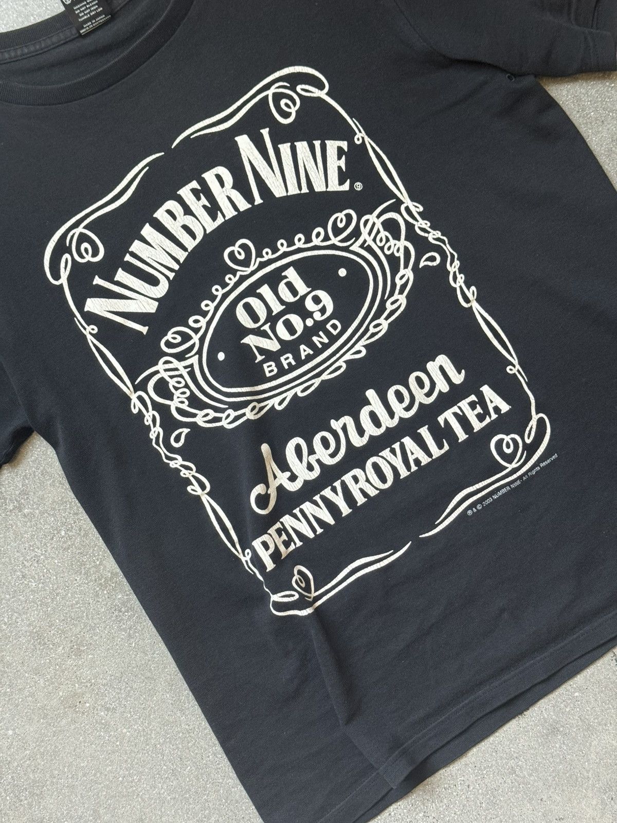 Number (N)ine Number (N)ine T - Jack Daniel’s Inspired Graphic (Black) Size US M / EU 48-50 / 2 - 2 Thumbnail