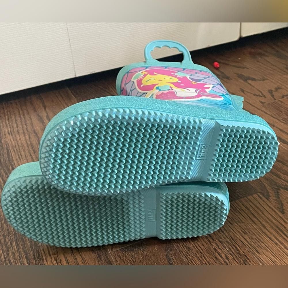 Designer BNWT Toddler Mermaid Rain Boots Size US 11.5 / IT 41.5 - 3 Thumbnail