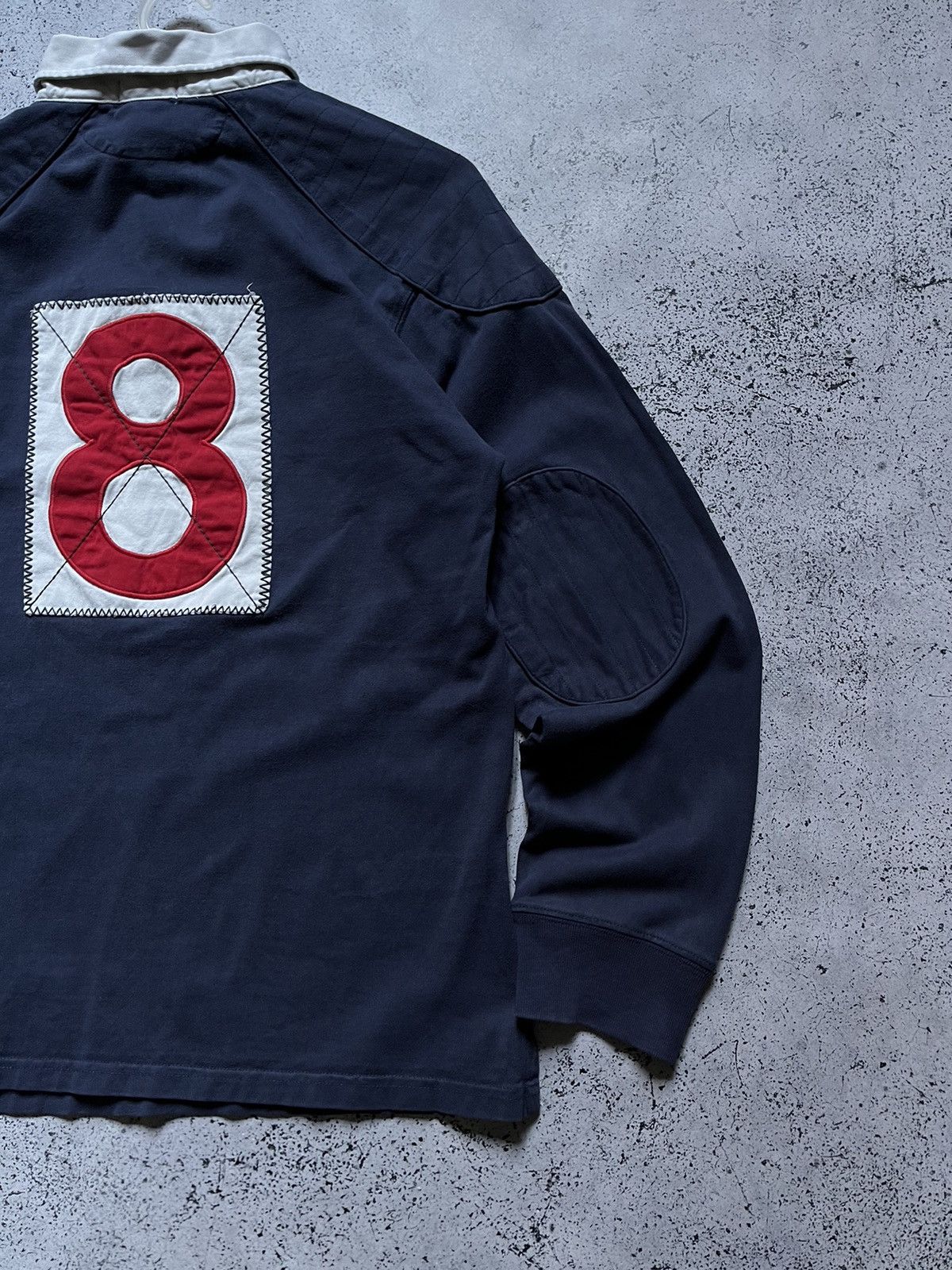 Polo Ralph Lauren × Vintage Vintage Polo Ralph Lauren Rugby Polo Sweatshirt Big Logo Y2K Size US S / EU 44-46 / 1 - 4 Thumbnail