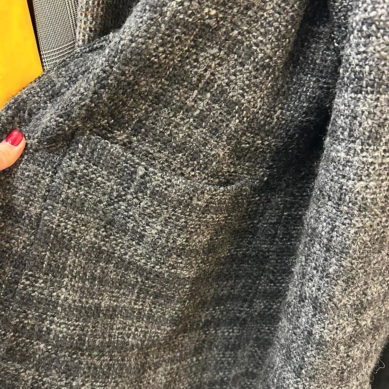United Colors Of Benetton Of Benetton grey wool coat Size S / US 4 / IT 40 - 7 Thumbnail