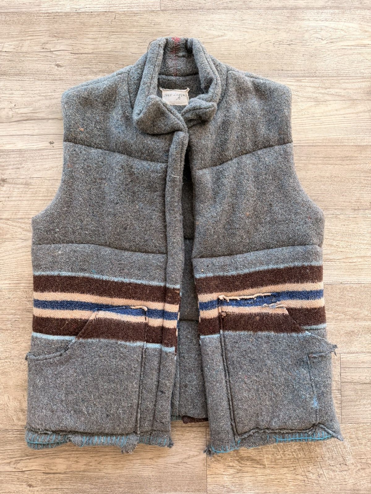 Greg Lauren 1 of 1 FW 2015 Outlaw Vintage Blanket Padded Vest Size US L / EU 52-54 / 3 - 1 Thumbnail