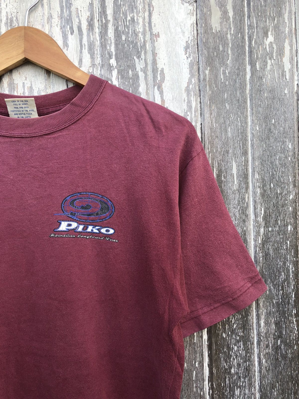 Quiksilver 🔥Vintage🔥Sunfaded Piko Surfwear Big Logo Tee Size US M / EU 48-50 / 2 - 9 Thumbnail