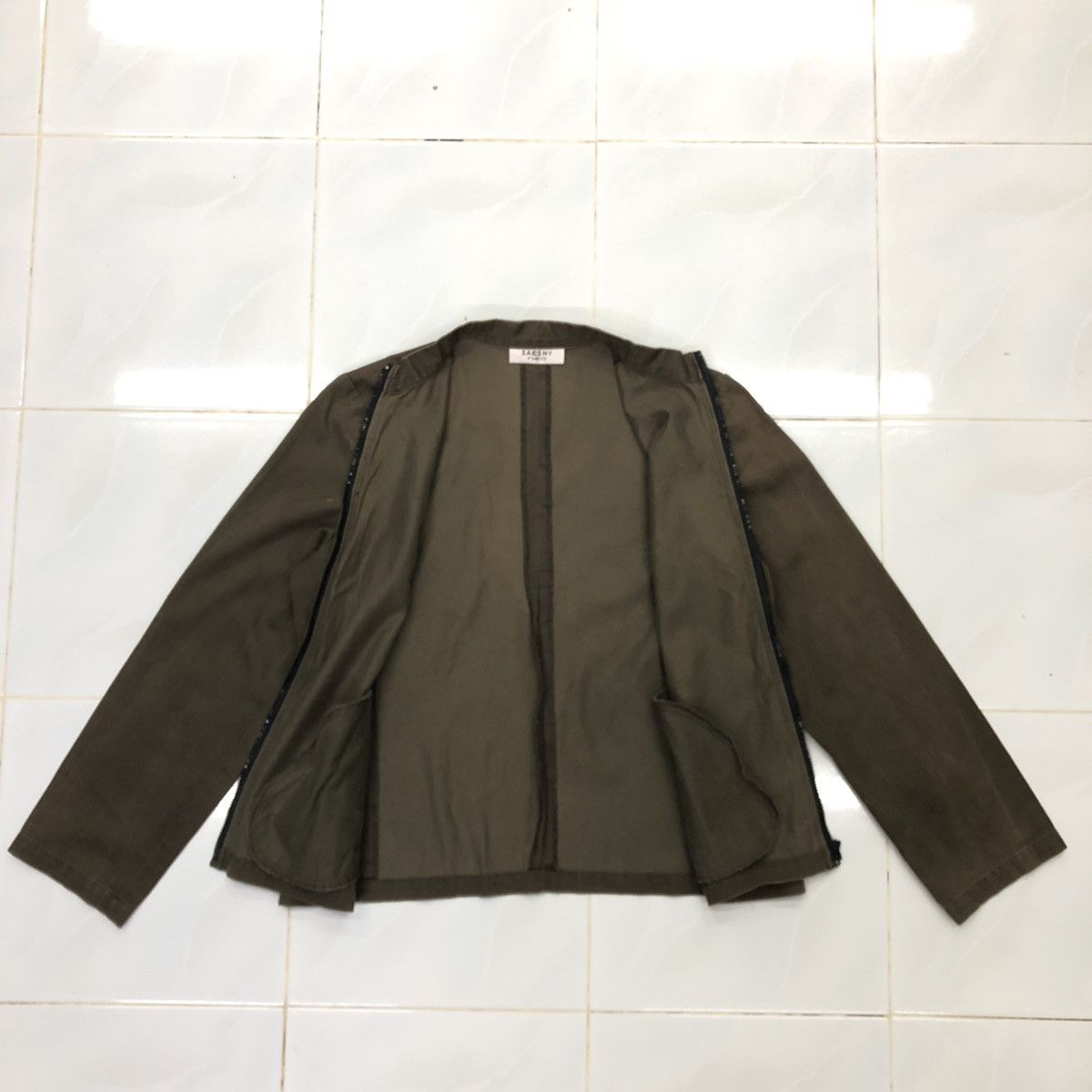 Yohji Yamamoto By Yohji Yamamoto, Y’Saccs Army Green Light Jacket Size US S / EU 44-46 / 1 - 4 Thumbnail