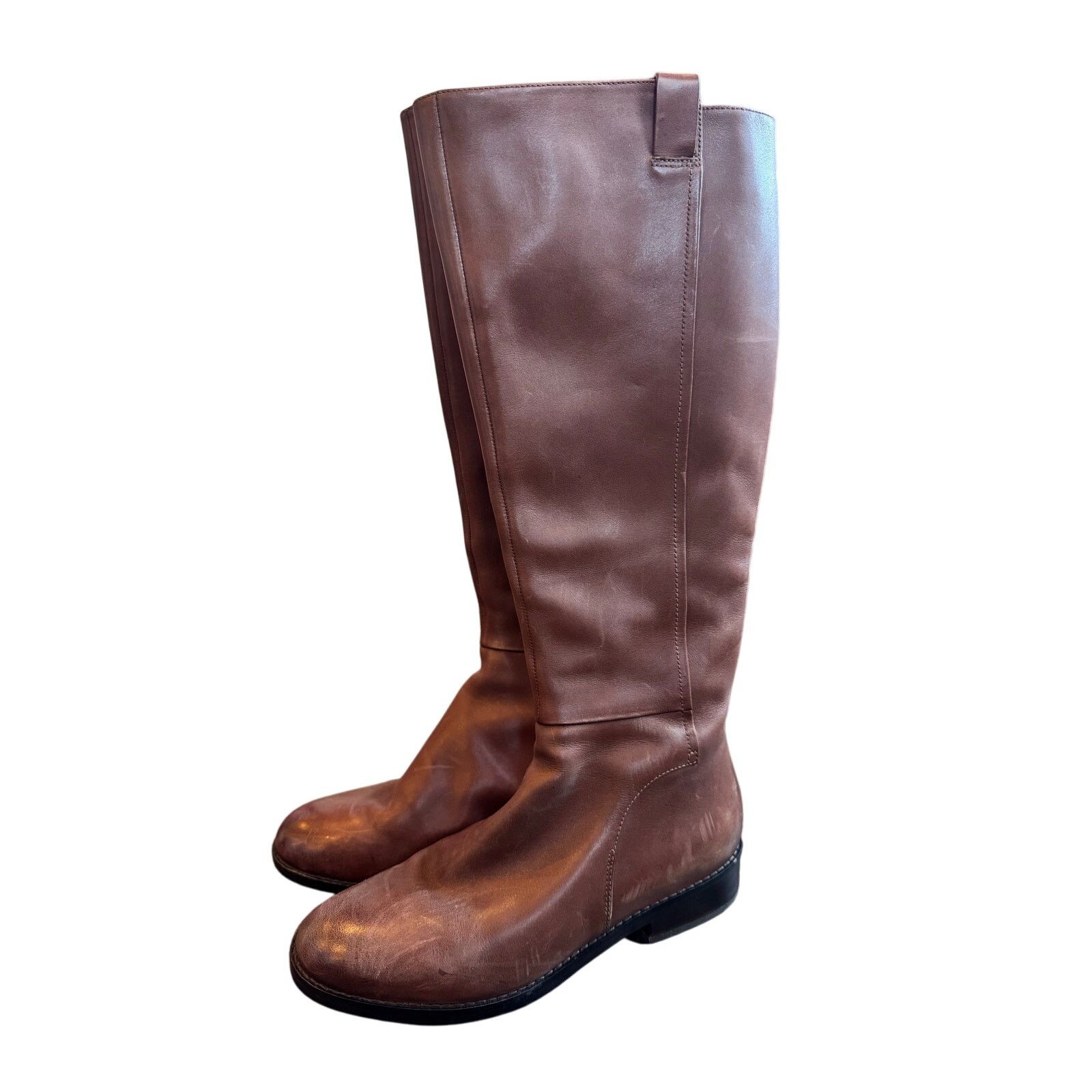 Cole Haan Cole Haan Riding Knee High Boots Wide Size 7 - Leather Size US 7 / IT 37 - 1 Thumbnail