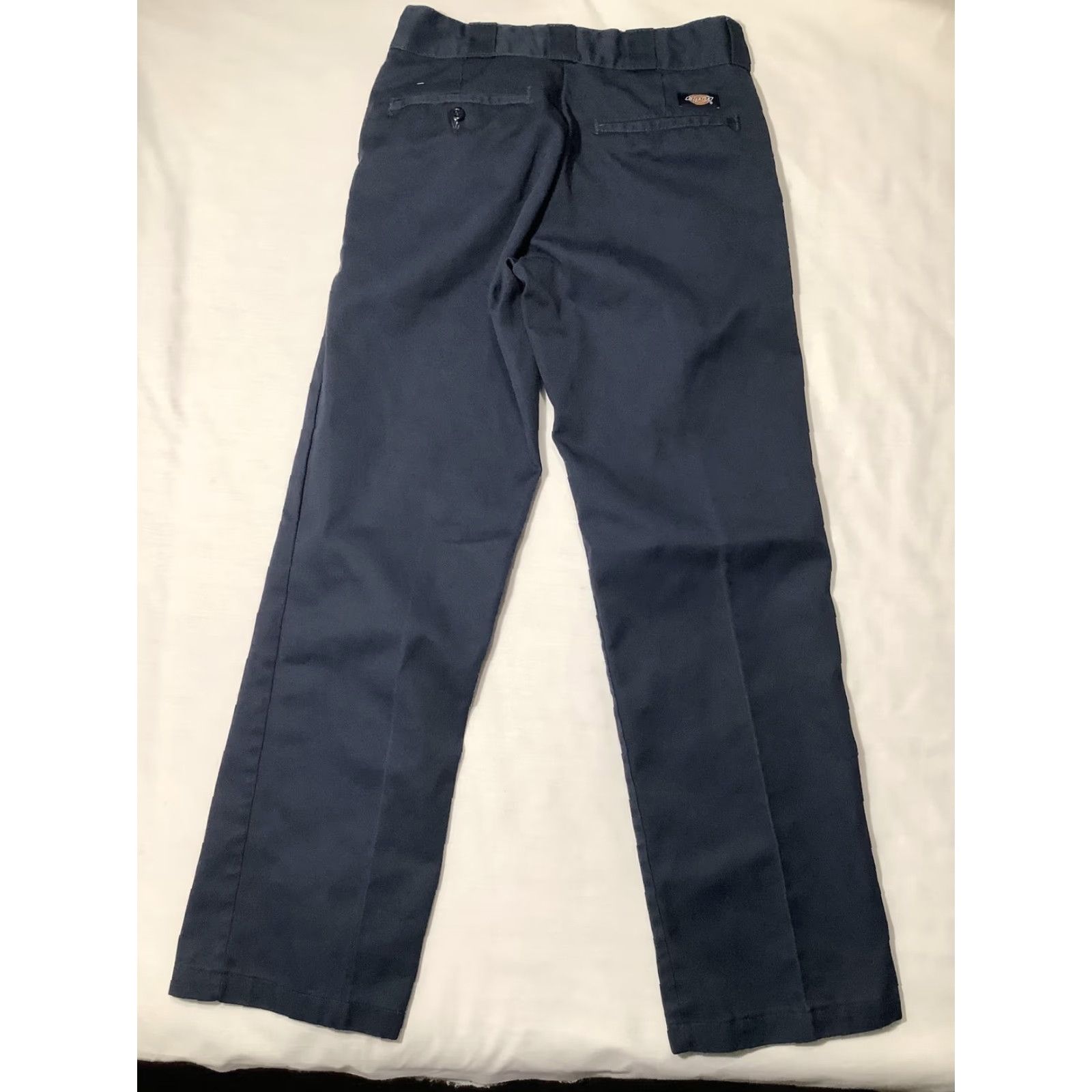 Dickies Dickies 874 Original Fit Work Pants Mens 28x30 Navy Straight Leg Twill 874DN Size US 28 / EU 44 - 6 Thumbnail
