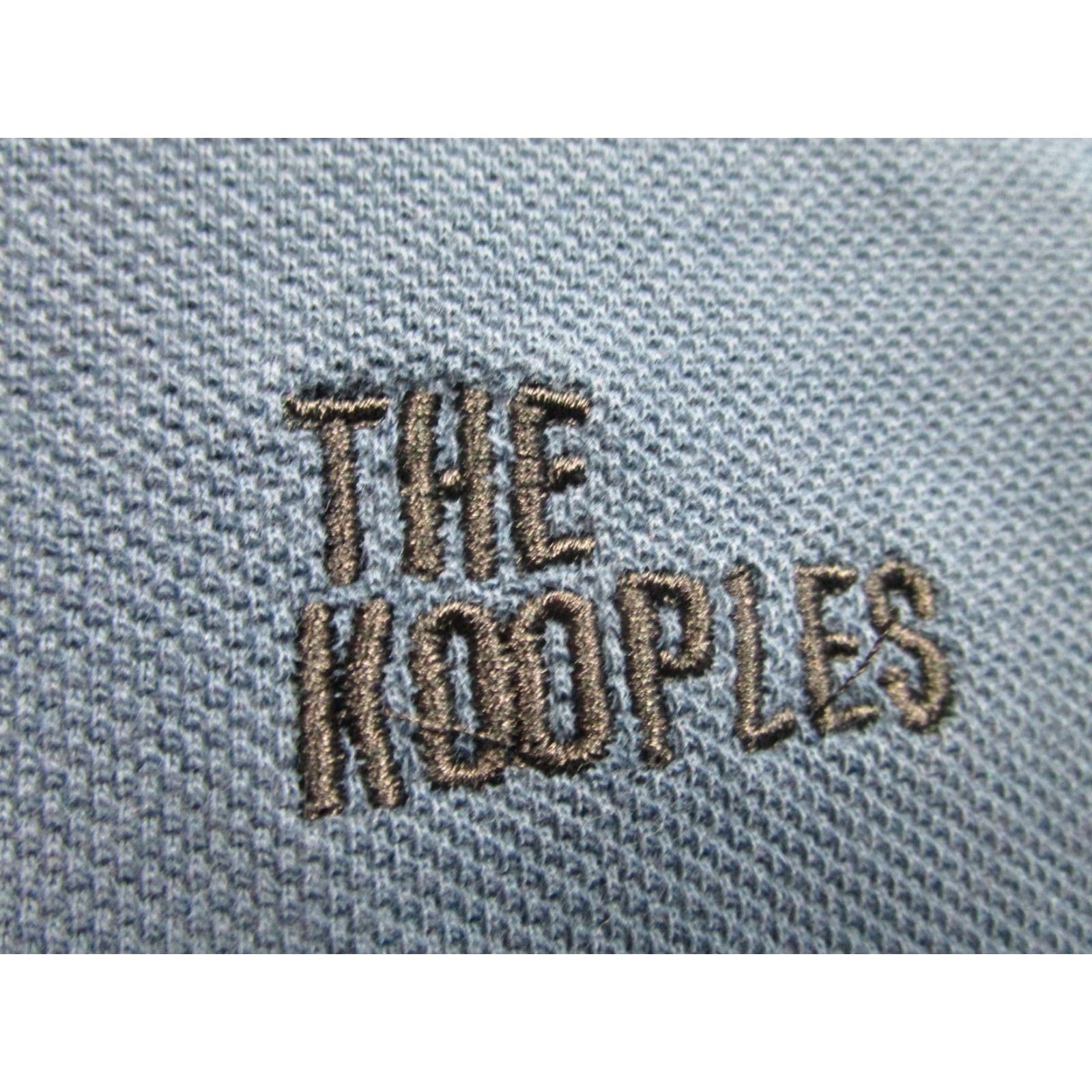 The Kooples The Kooples Henley Shirt XL Blue Long Sleeve Cotton Logo Embroidered Pique Mens Size US XL / EU 56 / 4 - 4 Thumbnail