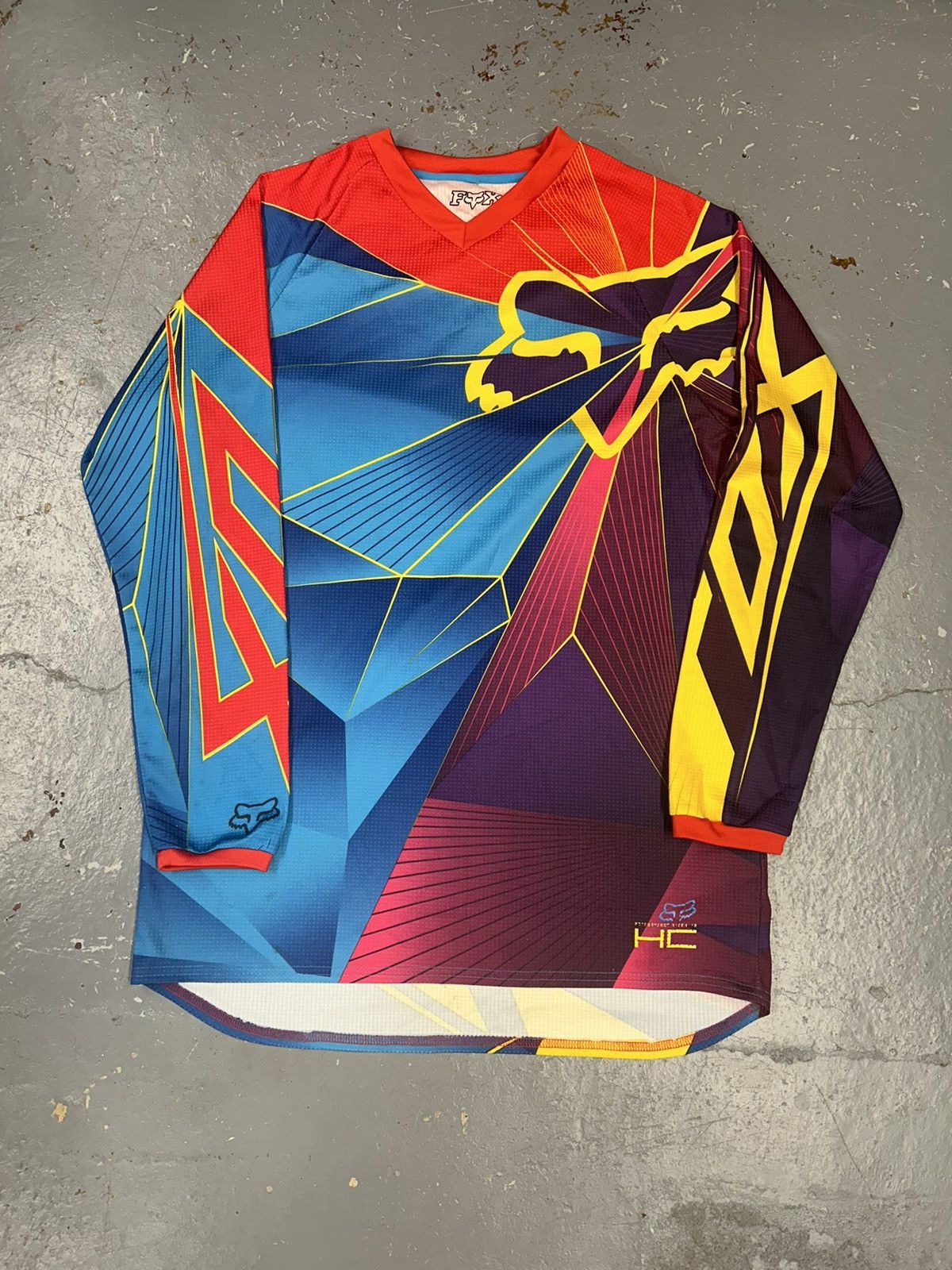 Fox Racing × Vintage Crazy Vintage Y2K Essential Fox Racing Longsleeve Tee Shirt Size US L / EU 52-54 / 3 - 1 Thumbnail