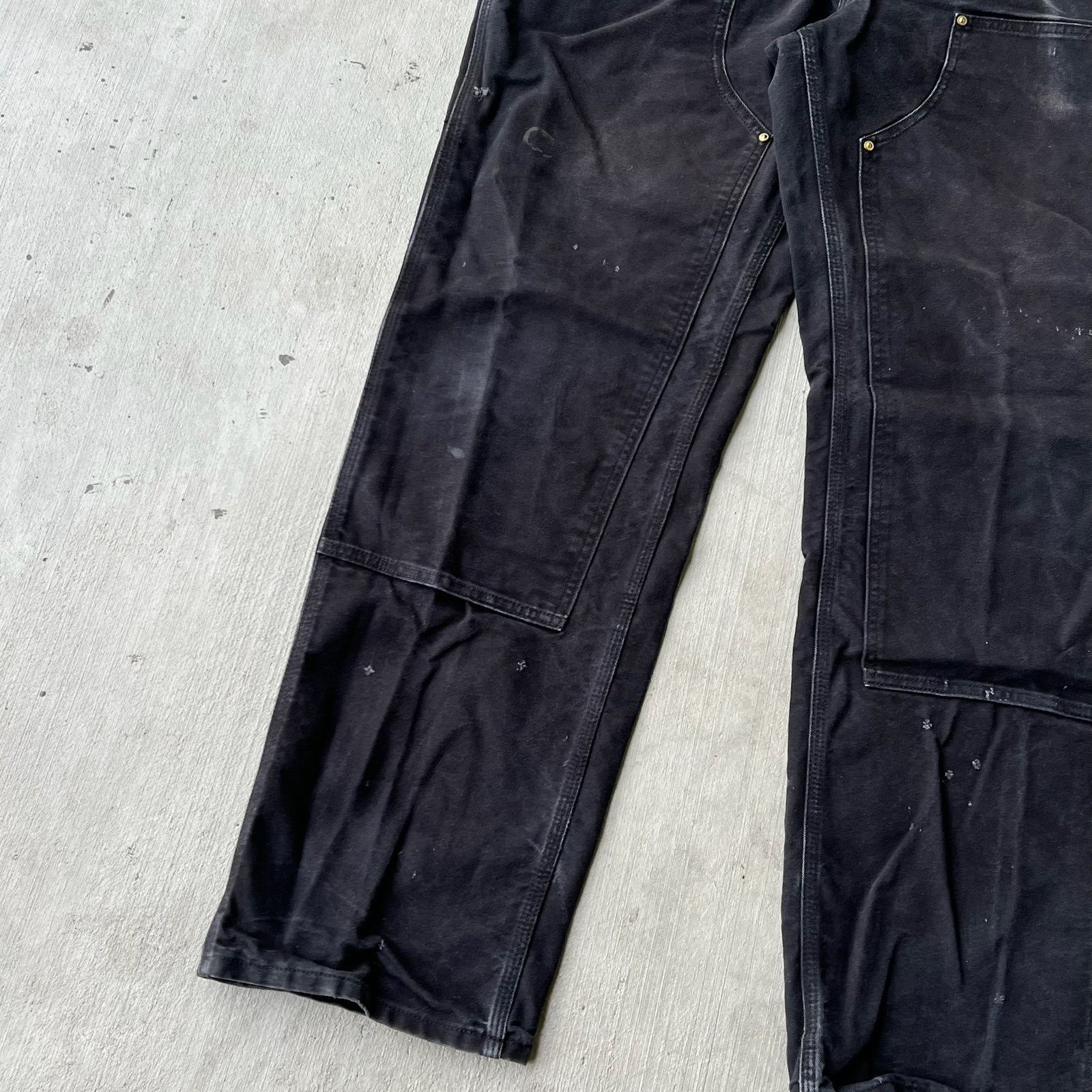 Carhartt × Vintage Carhartt black double knee work wear carpenter pants Size US 34 / EU 50 - 3 Thumbnail