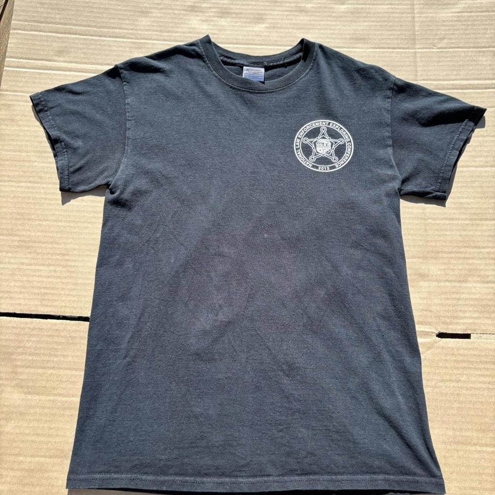Gildan 2012 Law Enforcement Explorer Black Tee - Size M Size US M / EU 48-50 / 2 - 2 Thumbnail
