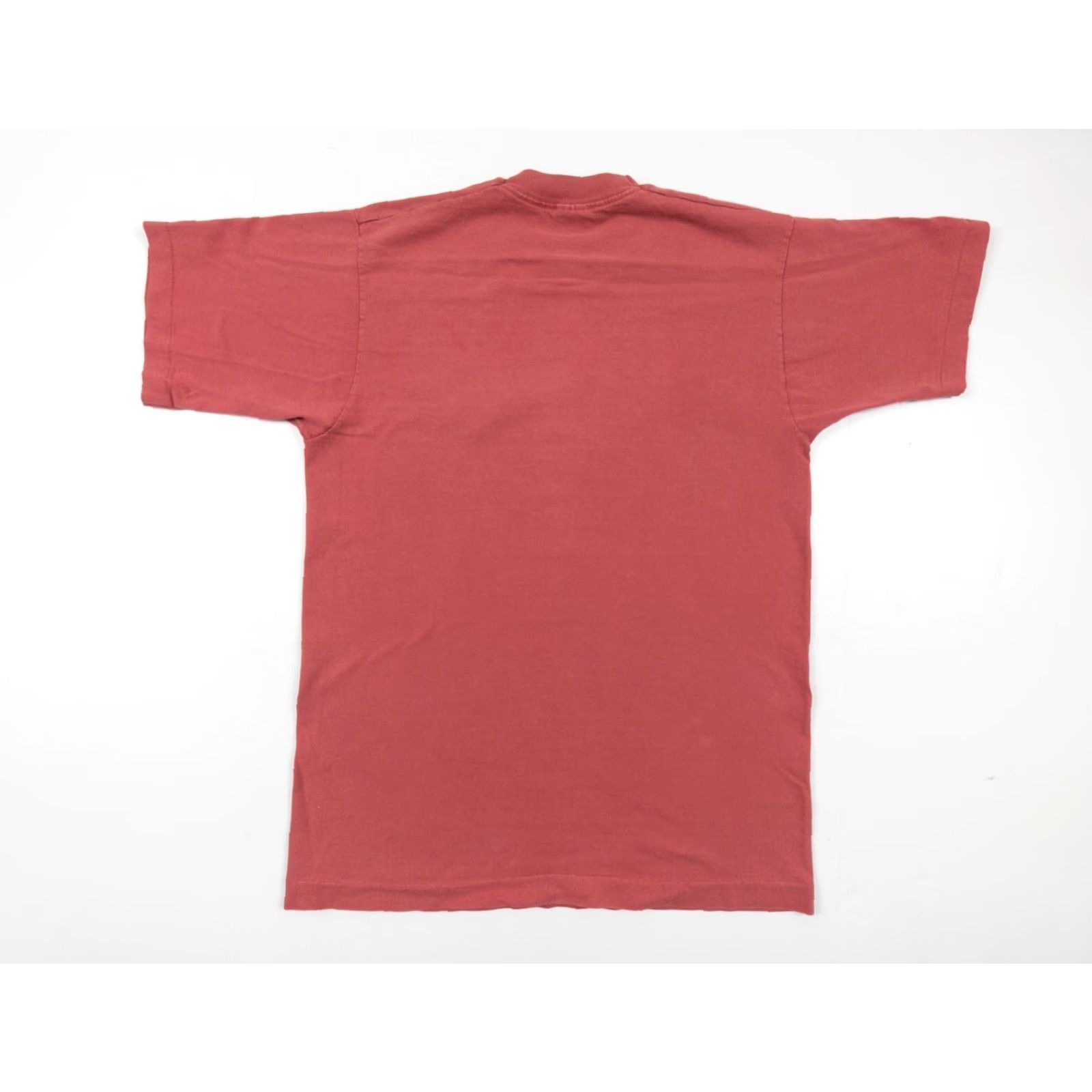 Fruit Of The Loom VINTAGE Montreal T-Shirt Adult Large Red 90s Cotton Crew Neck Short Sleeve Embroidered Logo Men Size US L / EU 52-54 / 3 - 7 Thumbnail