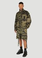 Dolce & Gabbana o1y0125 Logo Turtleneck Jacket in Military Green Size US M / EU 48-50 / 2 - 2 Thumbnail