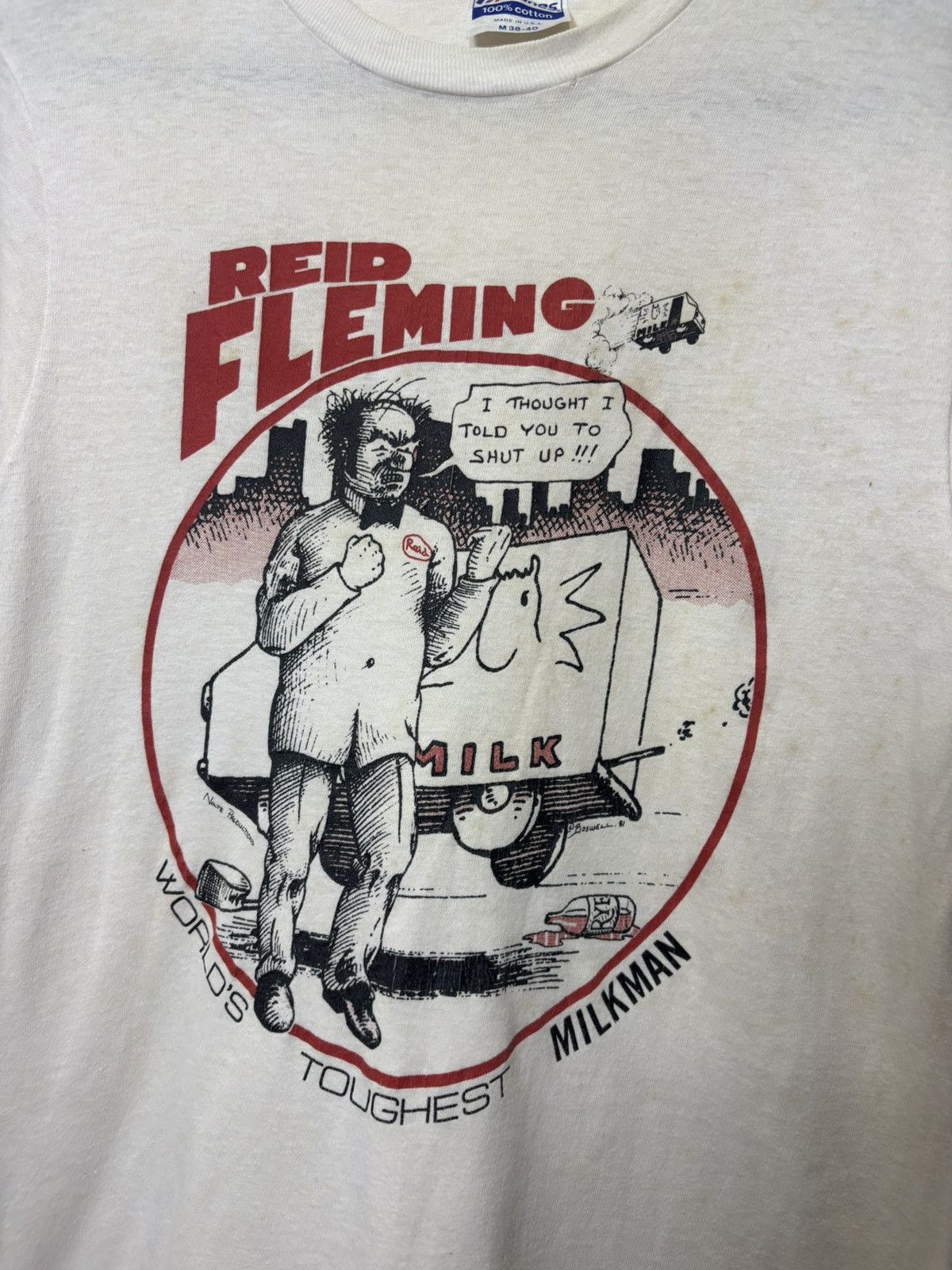 Vintage Vintage Reid Fleming World's Toughest Milkman" David Boswell Size US M / EU 48-50 / 2 - 2 Thumbnail