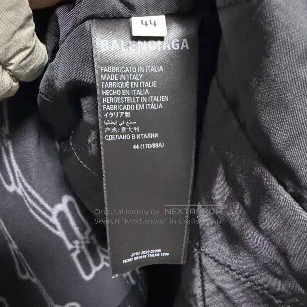 Balenciaga Balenciaga Printed jacket outerwear Size US S / EU 44-46 / 1 - 4 Thumbnail