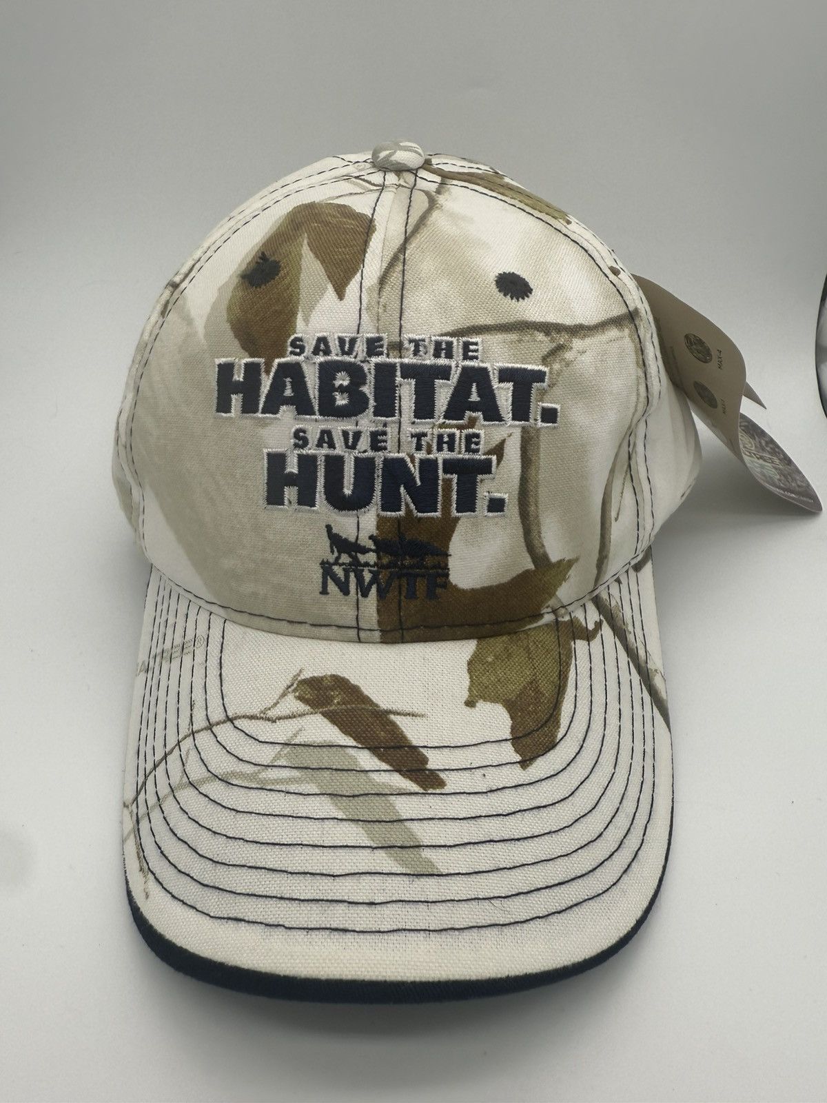 Realtree Save The Habitat Save The Hunt Strapback Realtree Camo Hat Size ONE SIZE - 1 Thumbnail