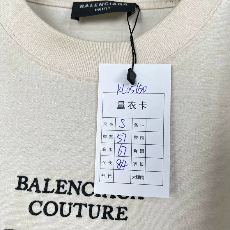 Balenciaga Balenciaga Embroidered monogram short sleeve Size US S / EU 44-46 / 1 - 8 Thumbnail