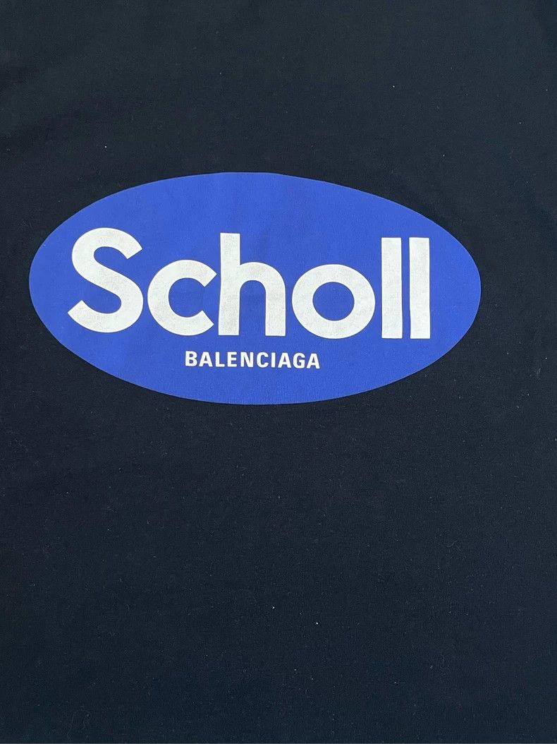 Balenciaga Balenciaga Scholl letter short sleeve Size US M / EU 48-50 / 2 - 3 Thumbnail