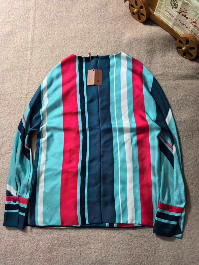 Loro Piana LORO PIANA Silk shirt Size XS / US 0-2 / IT 36-38 - 2 Thumbnail