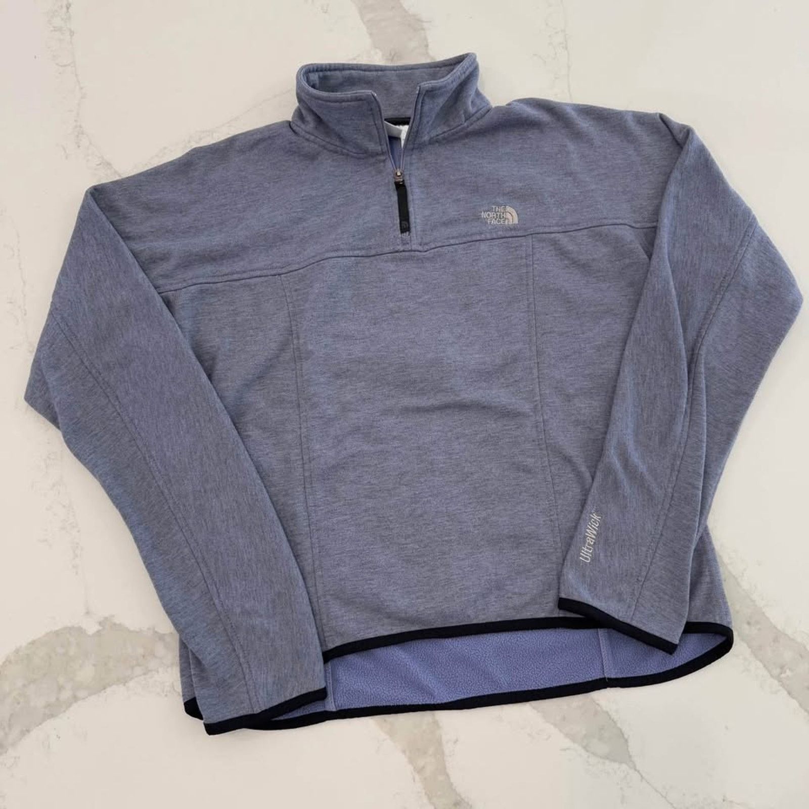 The North Face Vintage The North Face Zip Pullover Sweatshirt Womens Large Size L / US 10 / IT 46 - 1 Thumbnail