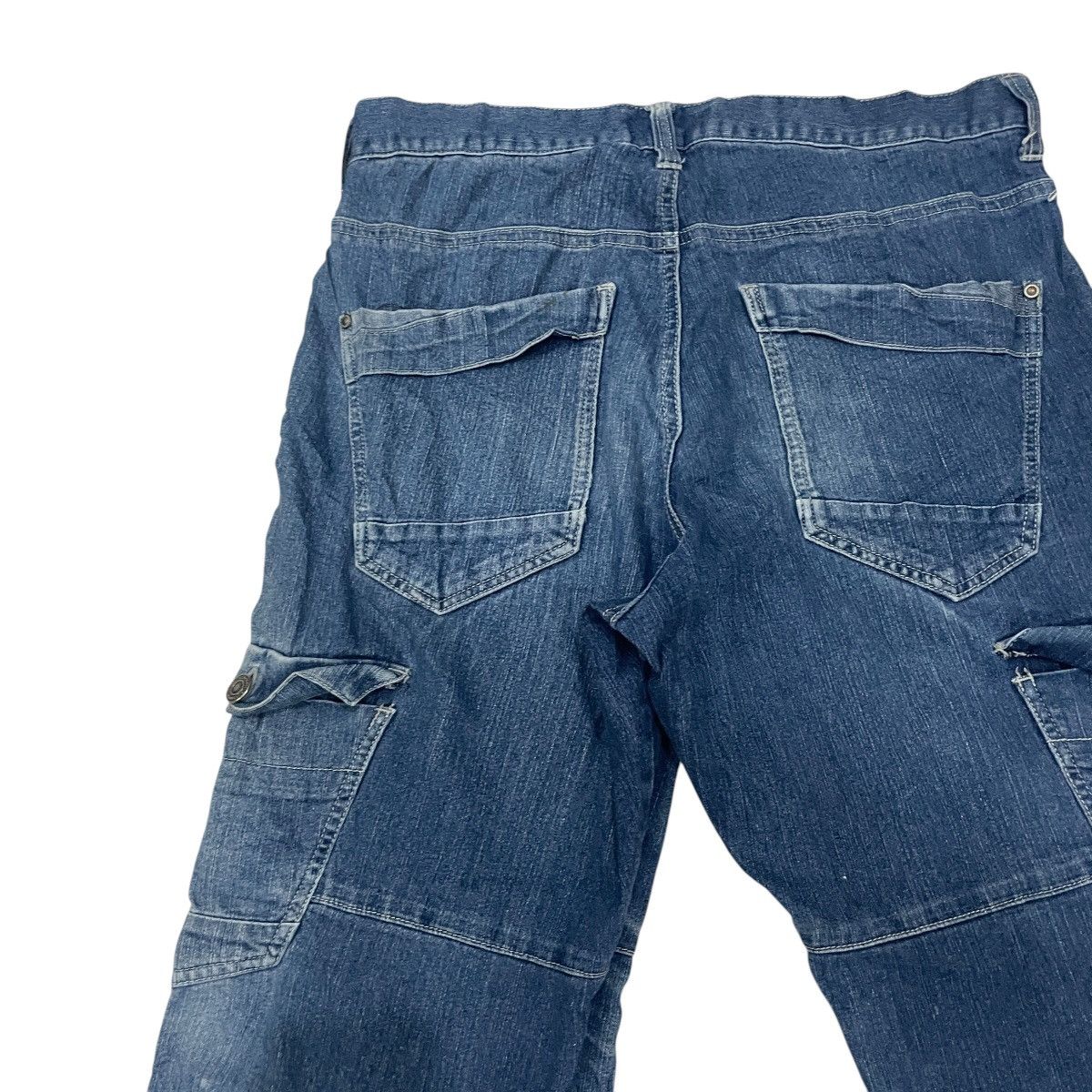 Japanese Brand Vintage Hop-scot Tactical Denim Jeans Size US 32 / EU 48 - 9 Thumbnail