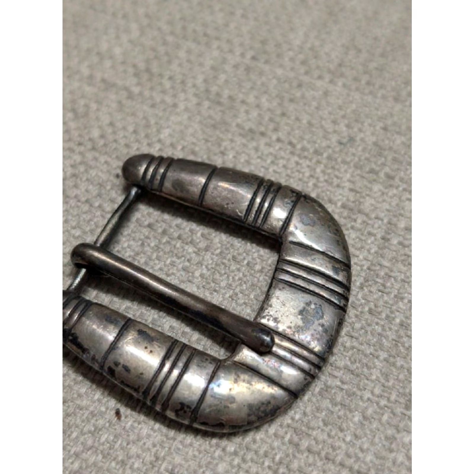 Vintage VINTAGE Ranger NAVAJO 4pc belt buckle set Sterling Silver handcrafted western Size ONE SIZE - 3 Thumbnail