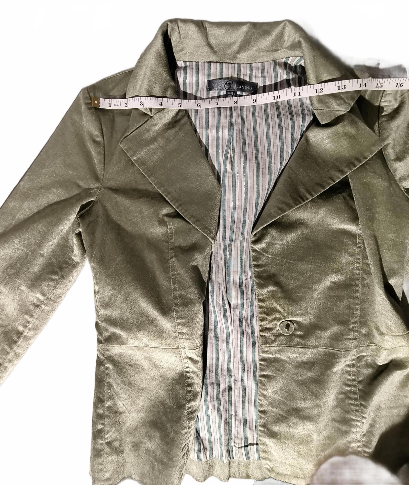 Designer Vintage True Meaning Women's Sage Green Blazer Size 4 Preppy Size S / US 4 / IT 40 - 6 Thumbnail