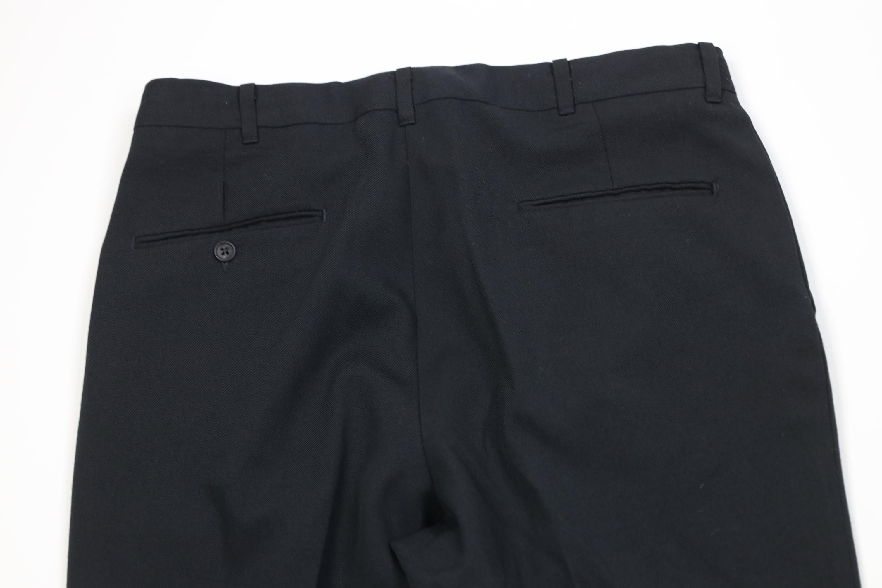 Vintage Vintage 90s Streetwear Knit Chino Pants Trousers Black Size US 32 / EU 48 - 12 Thumbnail