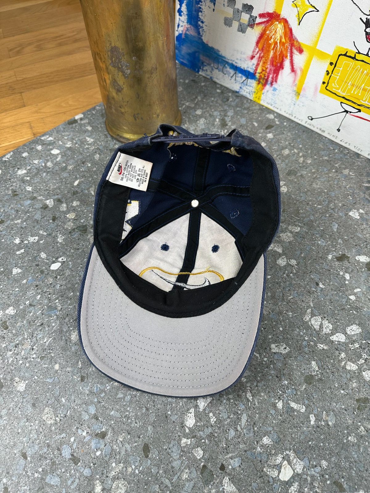 NCAA × Nike × Vintage Nike 90s Vintage Michigan Wolverines Wool Snapback Cap Size ONE SIZE - 2 Thumbnail