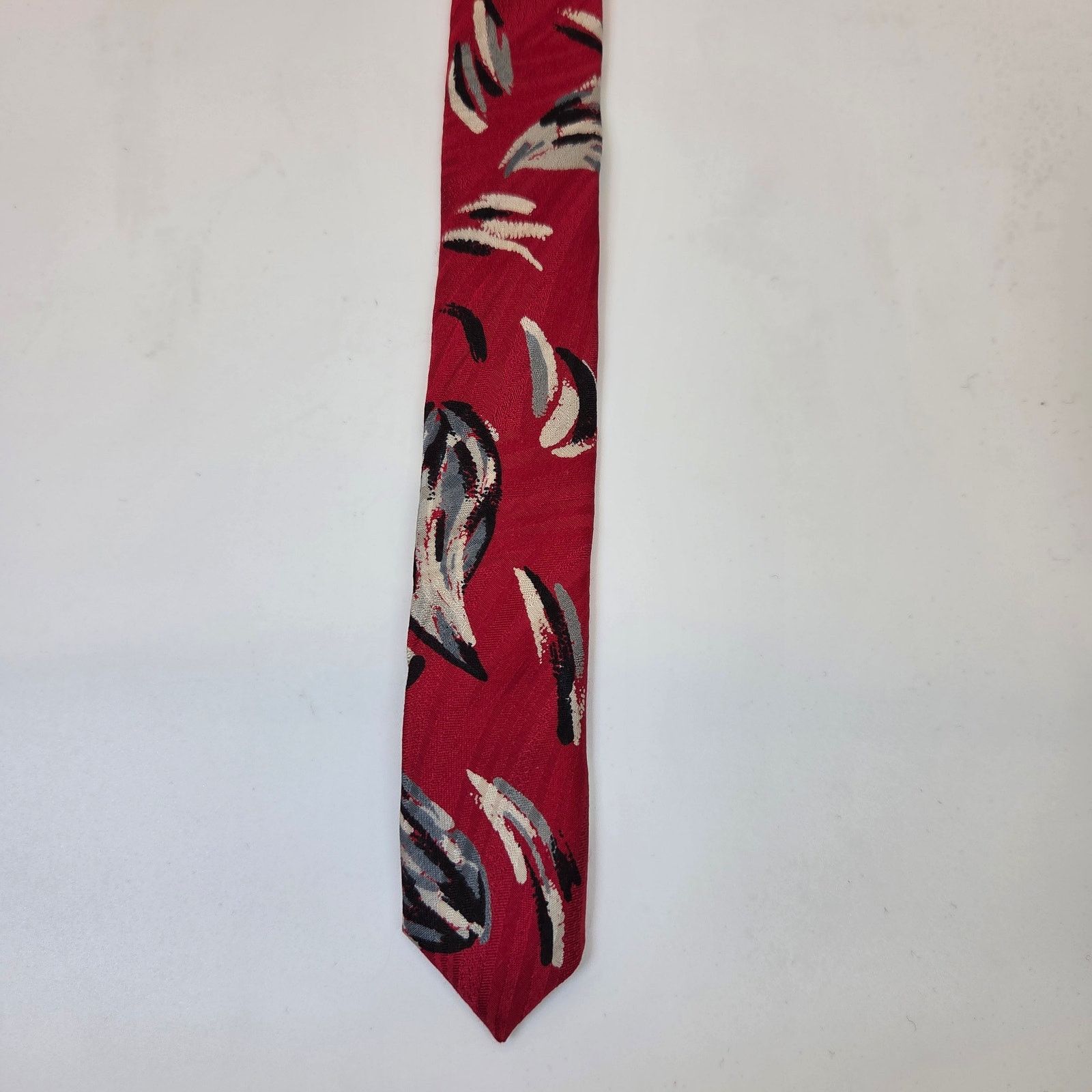 Pierre Balmain Pierre Balmain Italian Silk Abstract Tie Size ONE SIZE - 6 Thumbnail