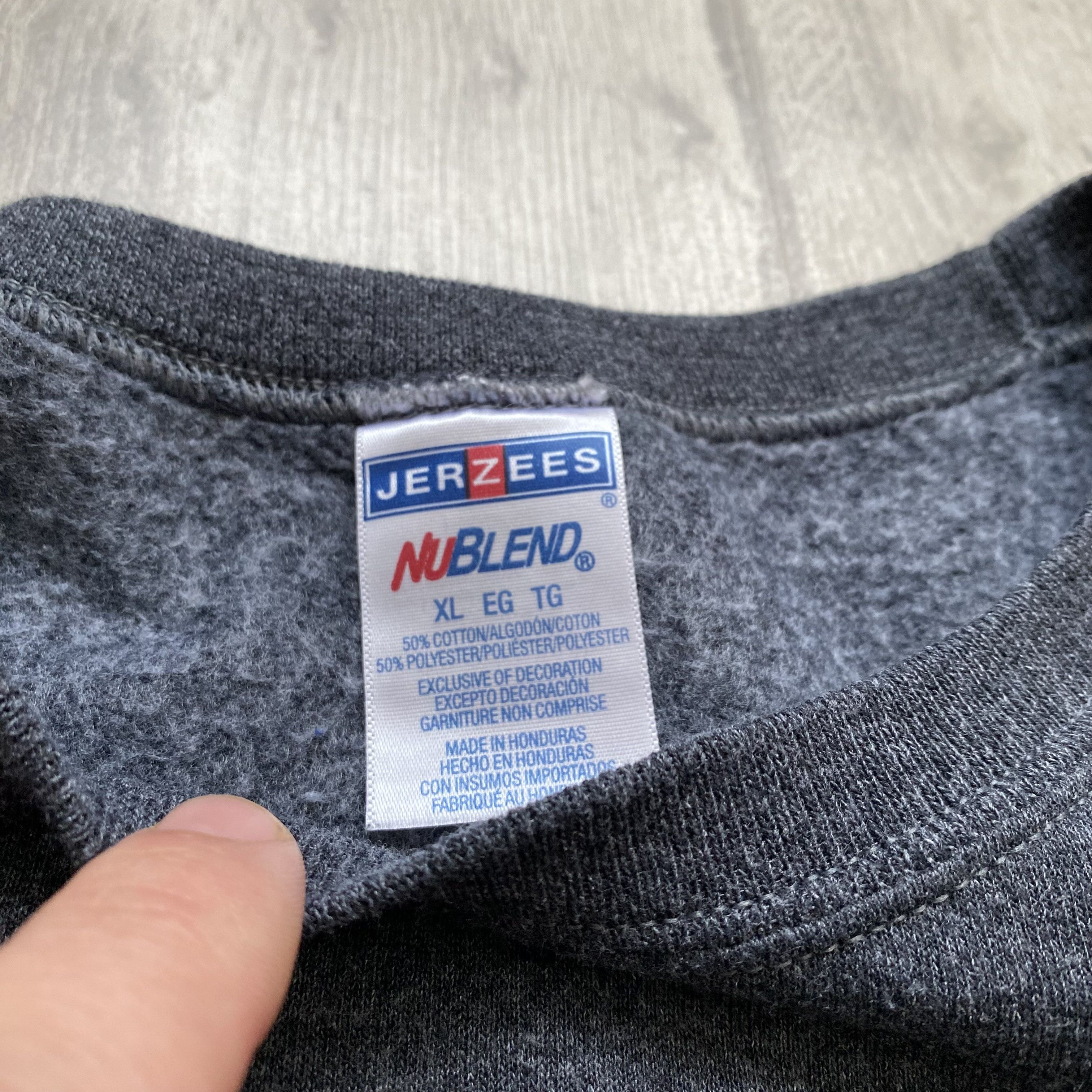 Hanes 🇺🇸 Vintage New York City Logo Embroidered Boxy Sweatshirt Size US XL / EU 56 / 4 - 6 Thumbnail