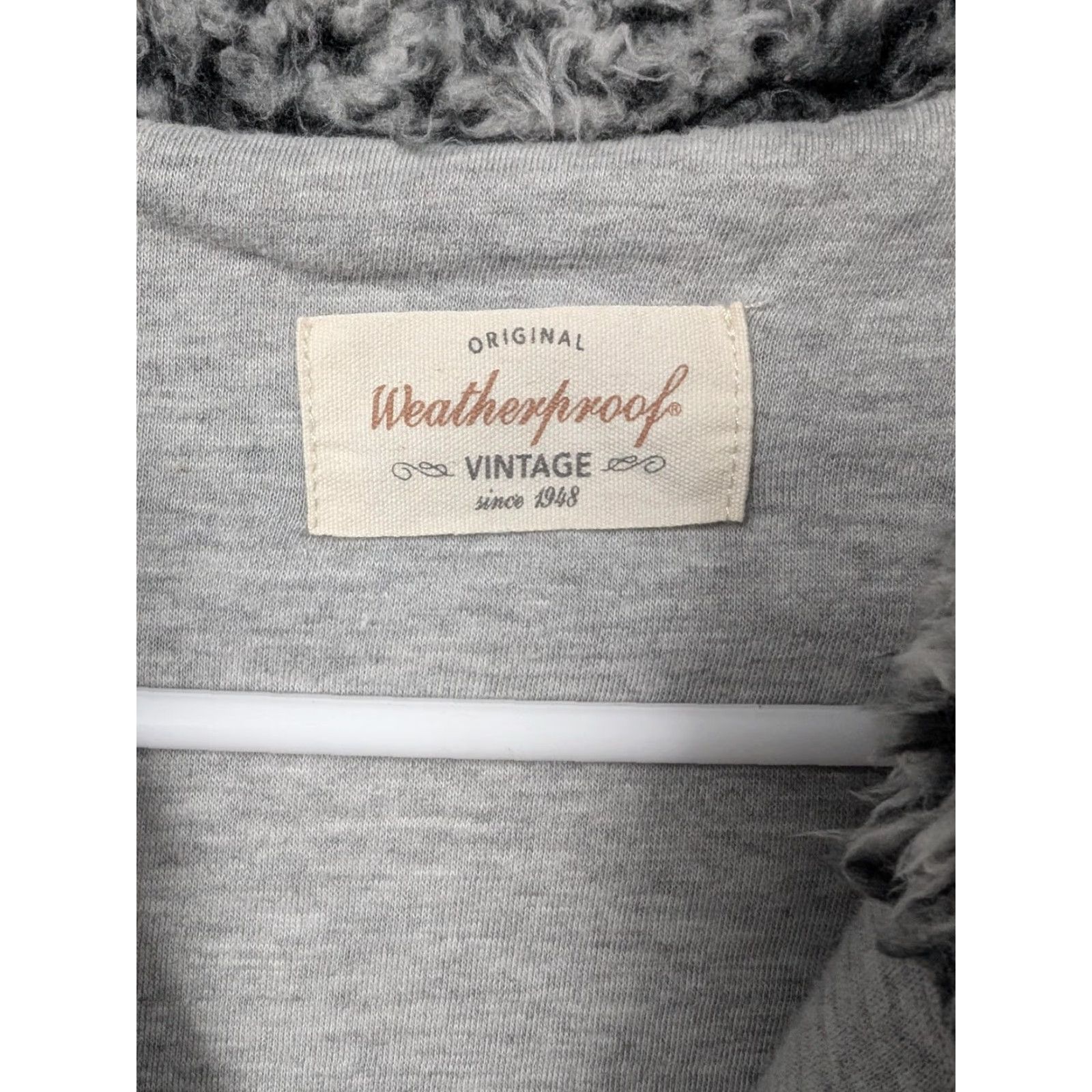 Weatherproof Weatherproof Vintage Jacket L Gray Sherpa Fleece 1/4 Zip Casual Winter Men Large Size L / US 10 / IT 46 - 6 Thumbnail